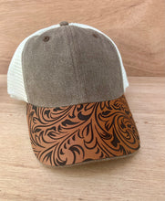 Load image into Gallery viewer, Leather Bill Hat
