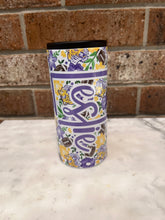 Load image into Gallery viewer, Collegiate Floral Sublimation Tumbler
