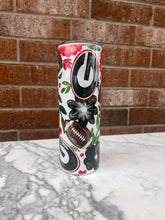 Load image into Gallery viewer, Collegiate Floral Sublimation Tumbler
