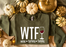 Load image into Gallery viewer, WTF Thanksgiving or Christmas Shirt
