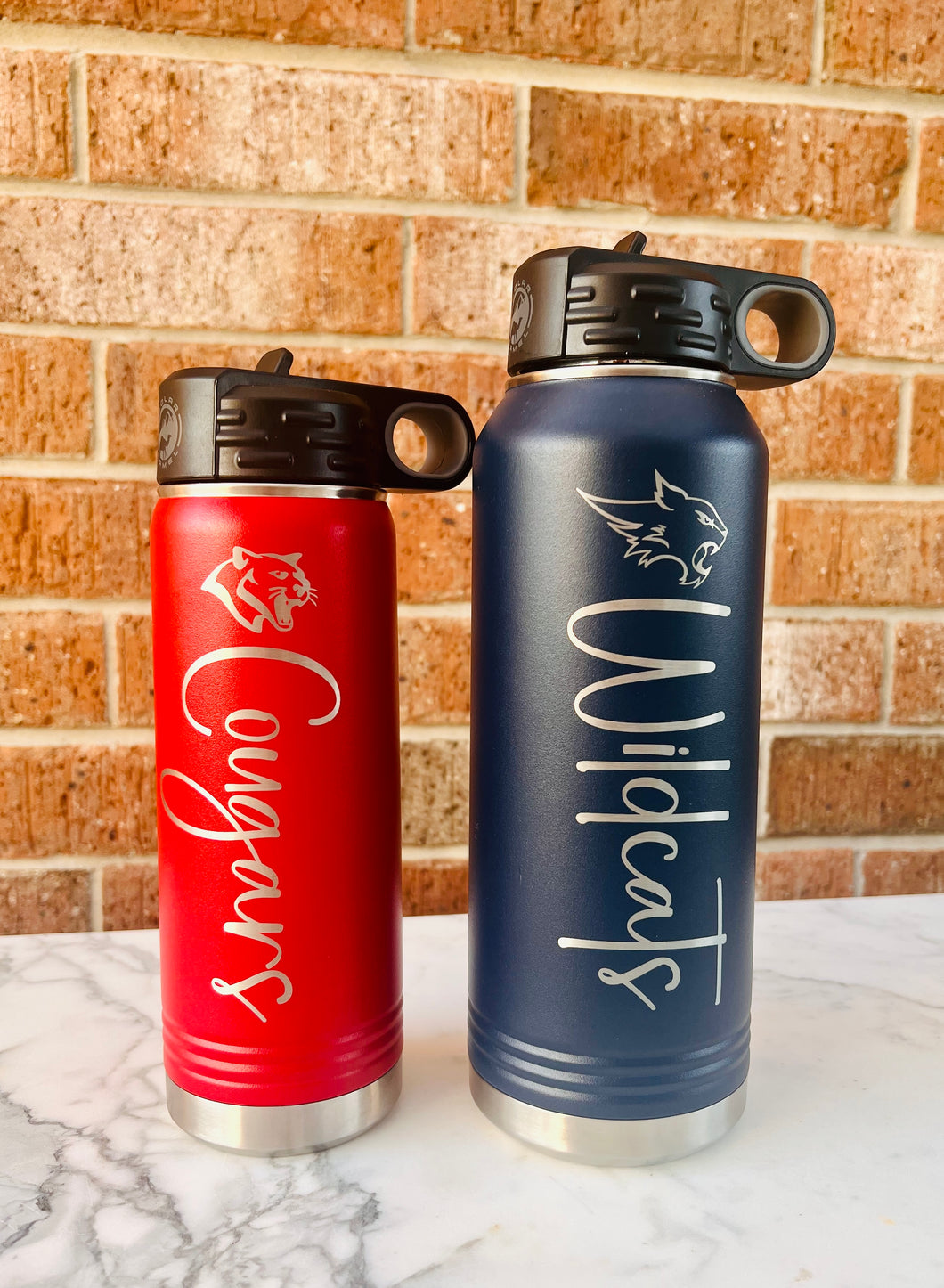 Insulated School Spirit Water Bottle