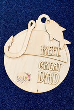 Load image into Gallery viewer, Reel Great Dad Fishing DIY Sign
