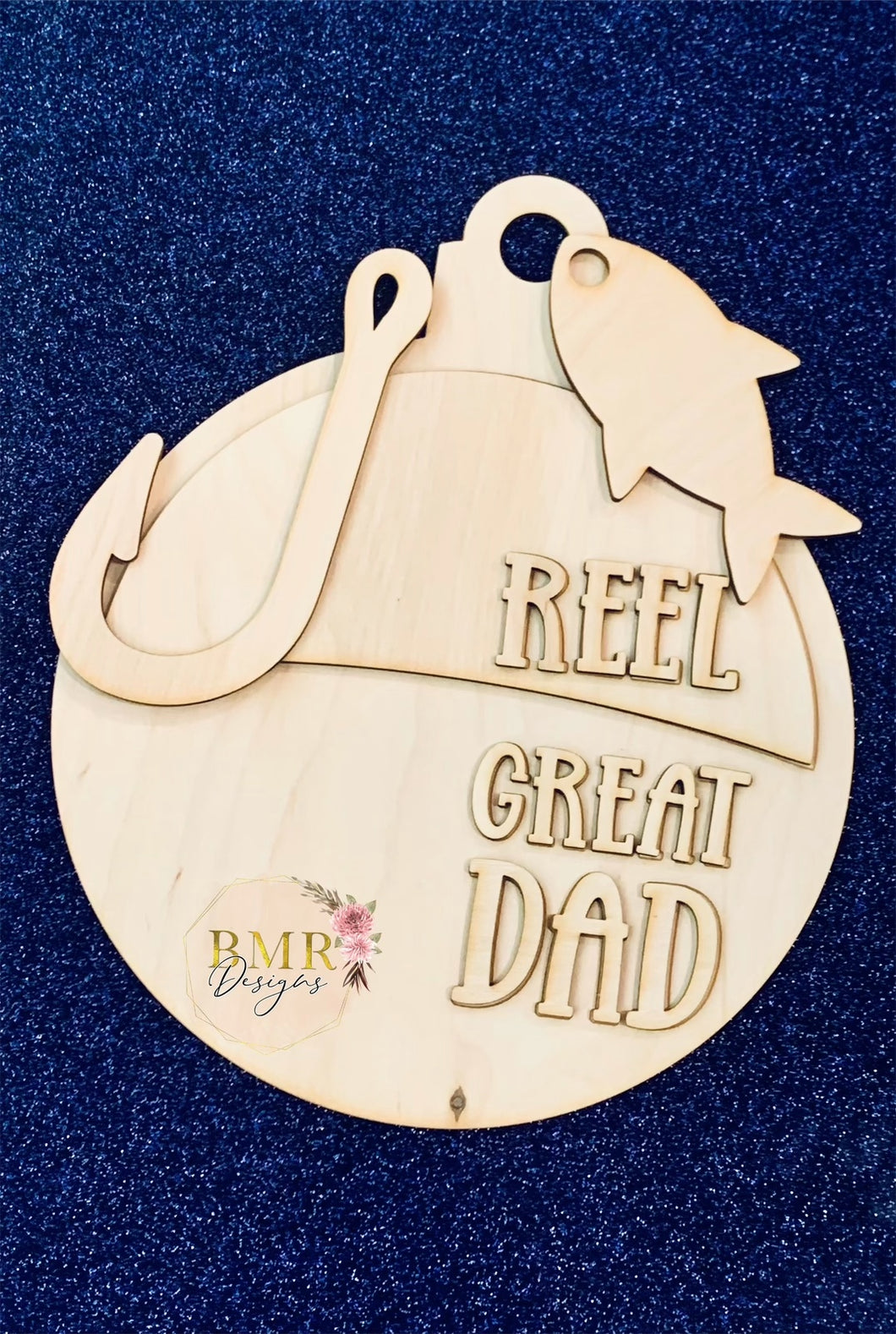 Reel Great Dad Fishing DIY Sign