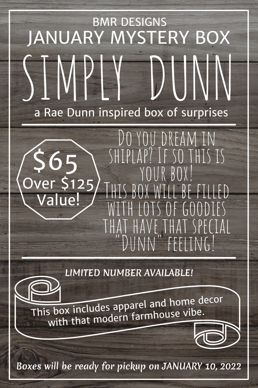 Simply Dunn Mystery Box