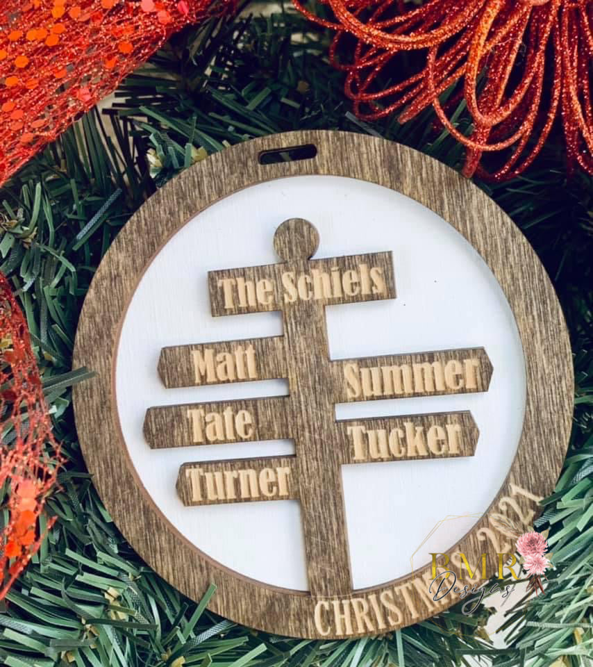 Family Sign Ornament