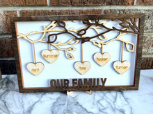 Load image into Gallery viewer, Hanging Tree Family Signs
