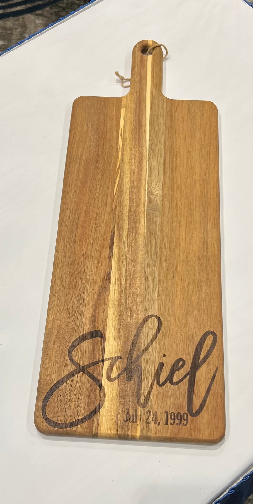 Acacia Paddle Charcuterie Board